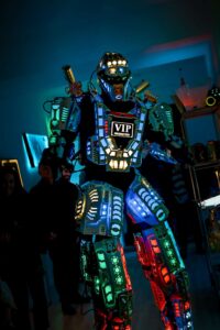alquila tu robot LED en Madrid